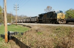 212 - CSXT 5342 alone on a coal train along Hydro Street at Reusens, VA 